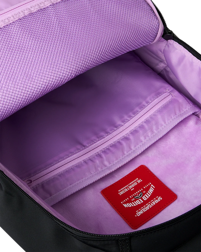 Sprayground Shark Central Passport Purple Backpack INSIDE