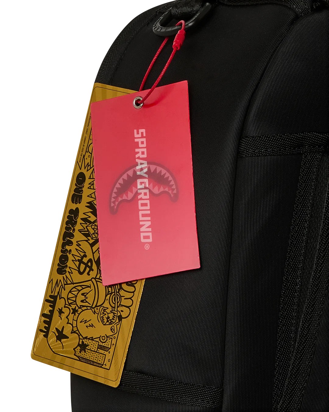 Sprayground Shark Central Passport Purple Backpack TAG