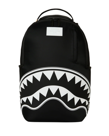 Sprayground Shark Central 2 Black White Backpack FRONT