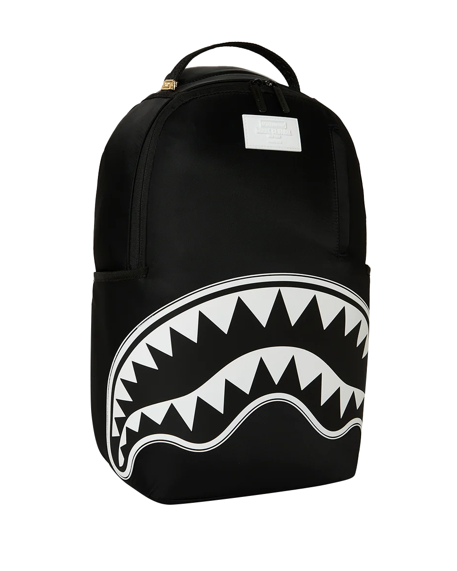 Sprayground Shark Central 2 Black White Backpack side
