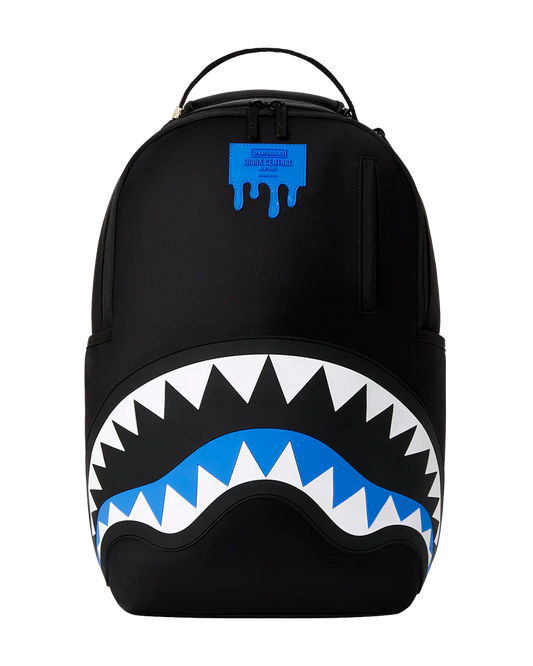 Sprayground Shark Central Passport Blue Backpack FRONT