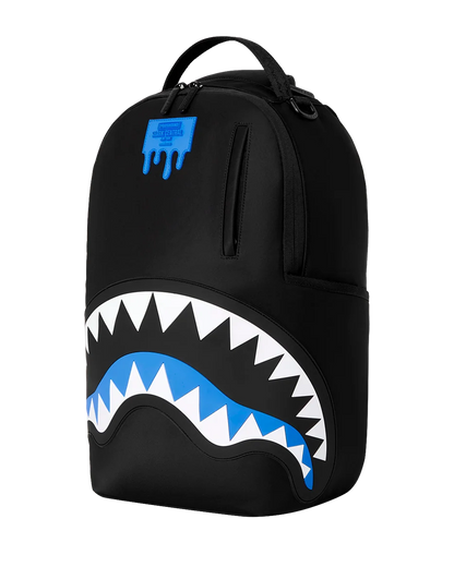 Sprayground Shark Central Passport Blue Backpack SIDE