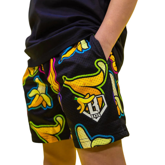 BL101 Banana Neon Shorts SIDE 