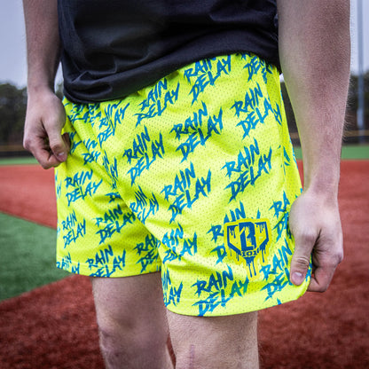 BL101 Rain Delay Youth Mesh Shorts