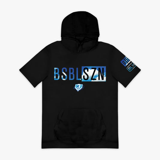 BSBL-SZN Youth Short Sleeve Hoodie V2 front view