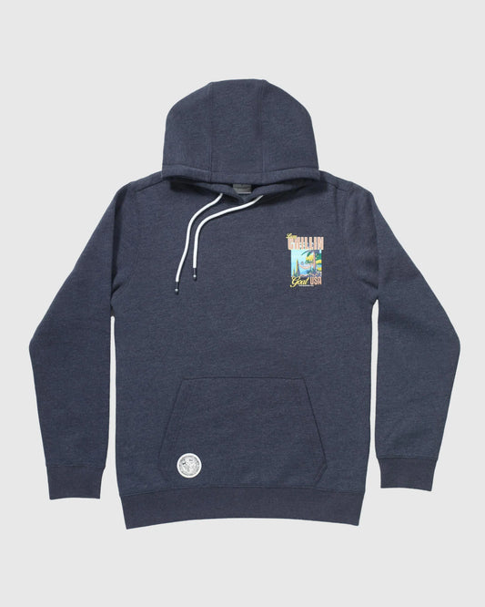 Goat USA Lazy Chillin' Hoodie front view