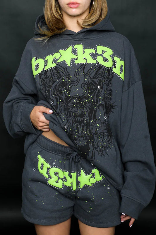 Broken Promises Beware Stone Hoodie