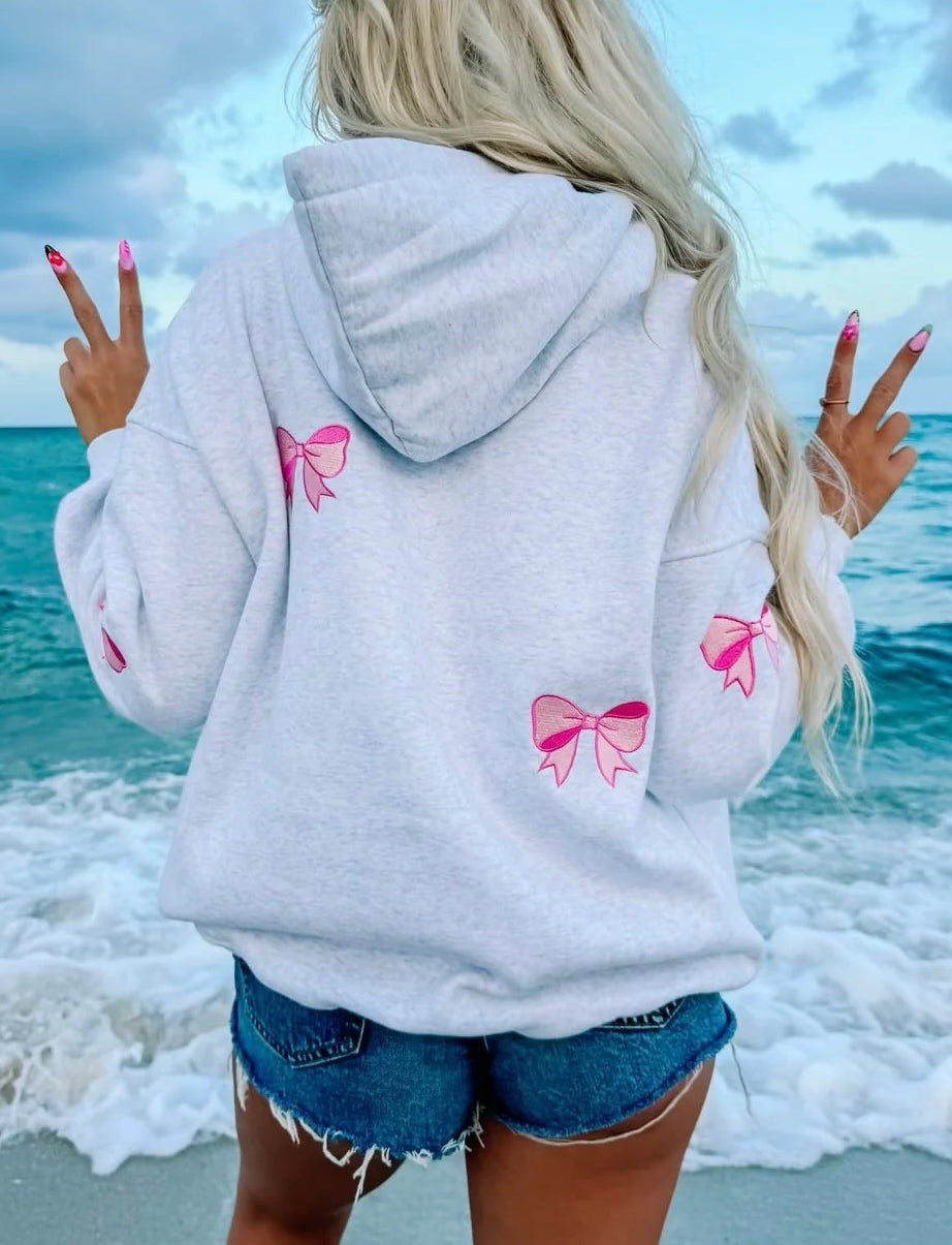 sunkissed coconut bow hoodie
