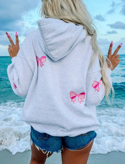 sunkissed coconut bow hoodie