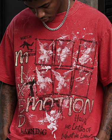 Mixed Emotion Red "Crimson" Tee