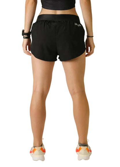 CHICKNLEGS Black 1.5” Split Shorts BACK SIDE
