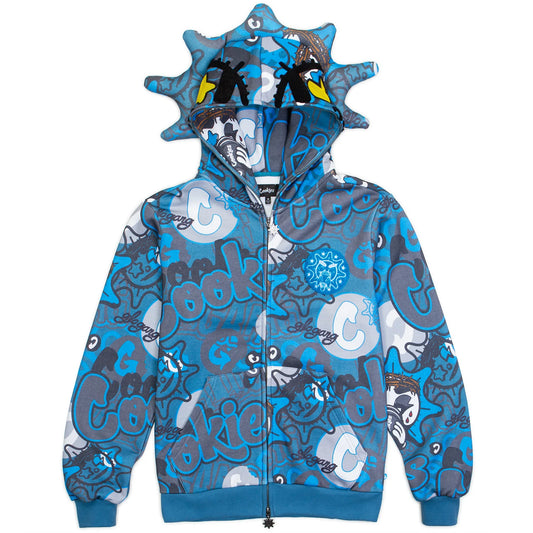 Cookies X Glo Gang Zip Mask Hoodie