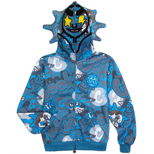 Cookies X Glo Gang Zip Mask Hoodie