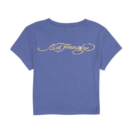 Ed Hardy Cali Koi Baby Tee back view