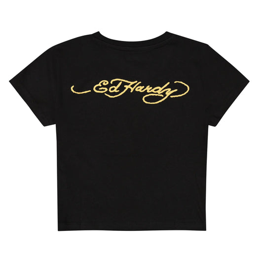 Ed Hardy Tiger Rose Baby Tee