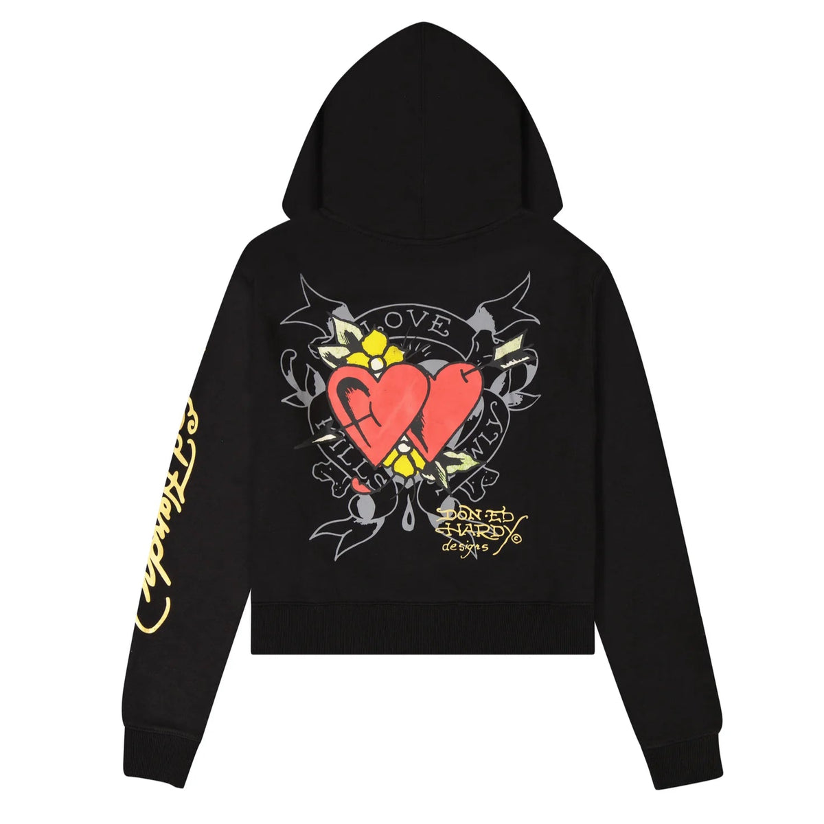 Ed Hardy Heart Snake Zip Front Hoodie – epicstores Ed Hardy Heart Snake Zip Front Hoodie – epicstores