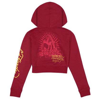 Ed Hardy Amor Butterfly Hoodie back view