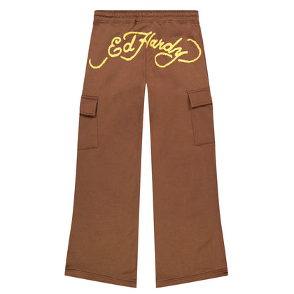 Ed Hardy Koi Fish Cargo Sweatpants back view
