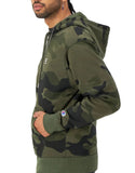 Men's Patch Logo Camouflage Hoodie