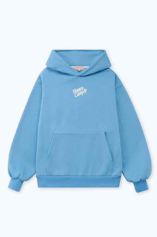 Happy Camp3r Puff Series Hoodie - Cotton Candy Blue