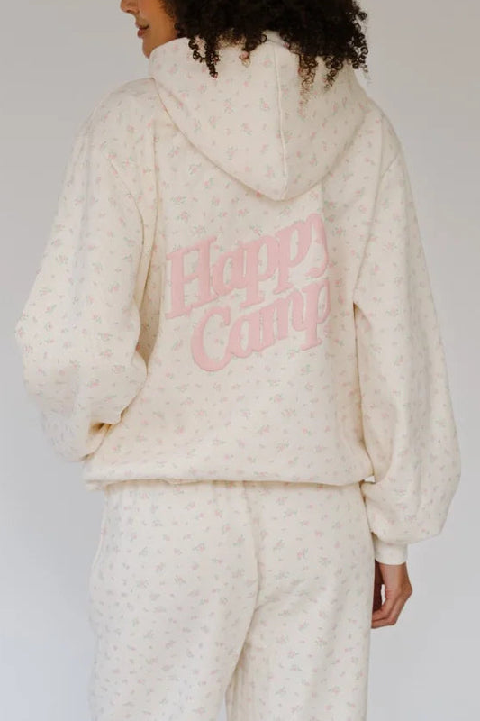 Happy Camp3r Peony Sprinkle Hoodie back