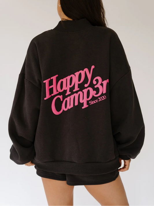 Happy Camp3r Puff Series Mockneck back