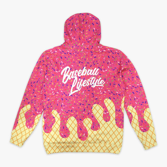 BL101 Ice Cream Youth Hoodie BACK VIEW