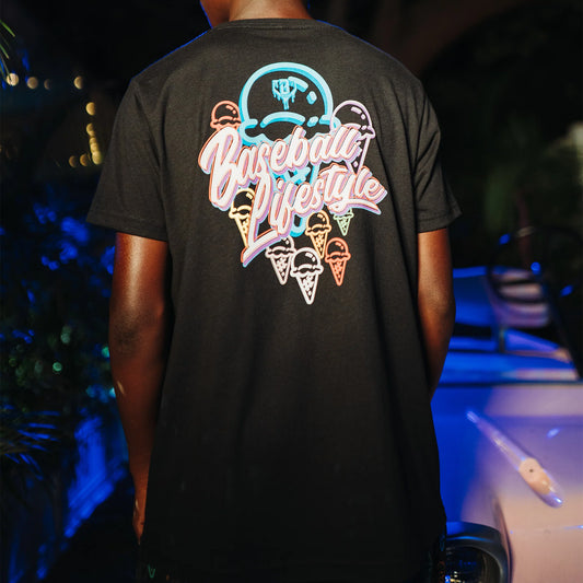 Baseball Lifestyle 101 BL101 Ice Cream Youth Tee