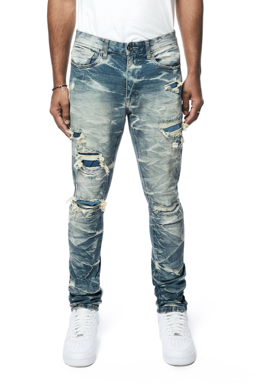 Men's Lightening Effect Jeans