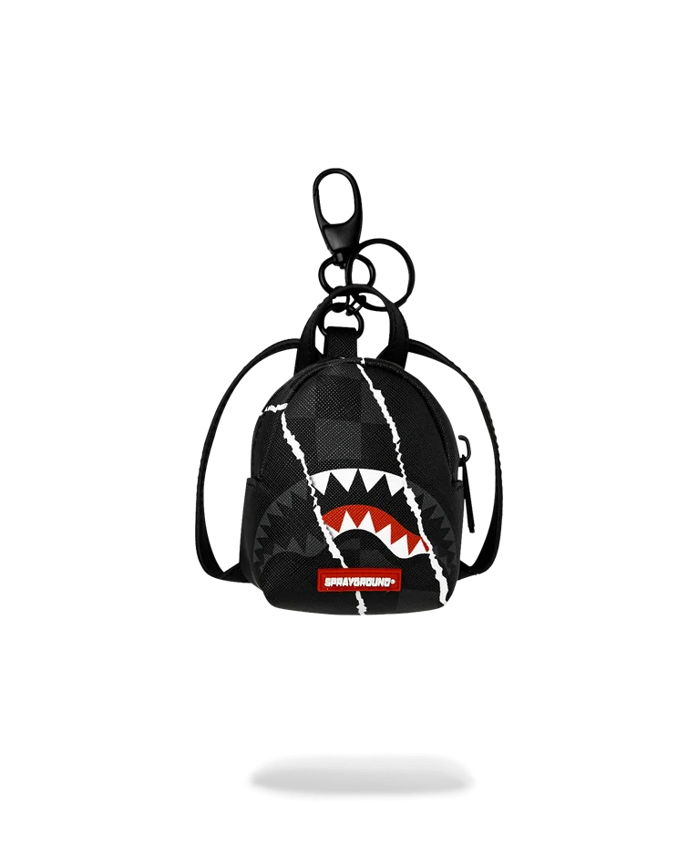 Sprayground Shark Slash Backpack Keychain front