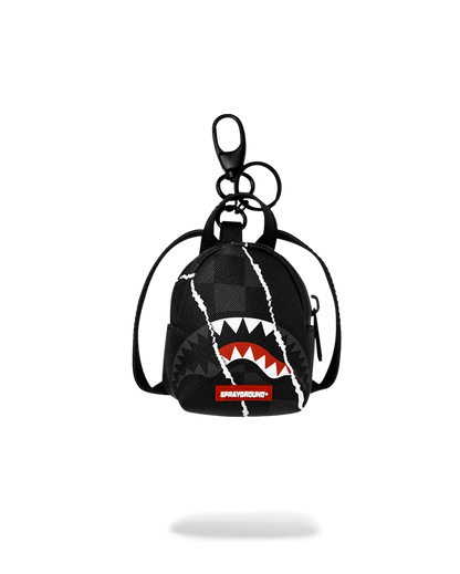 Sprayground Shark Slash Backpack Keychain front