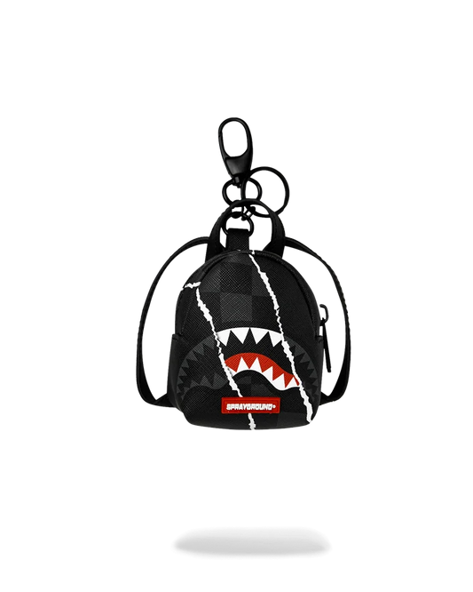 Sprayground Shark Slash Backpack Keychain front