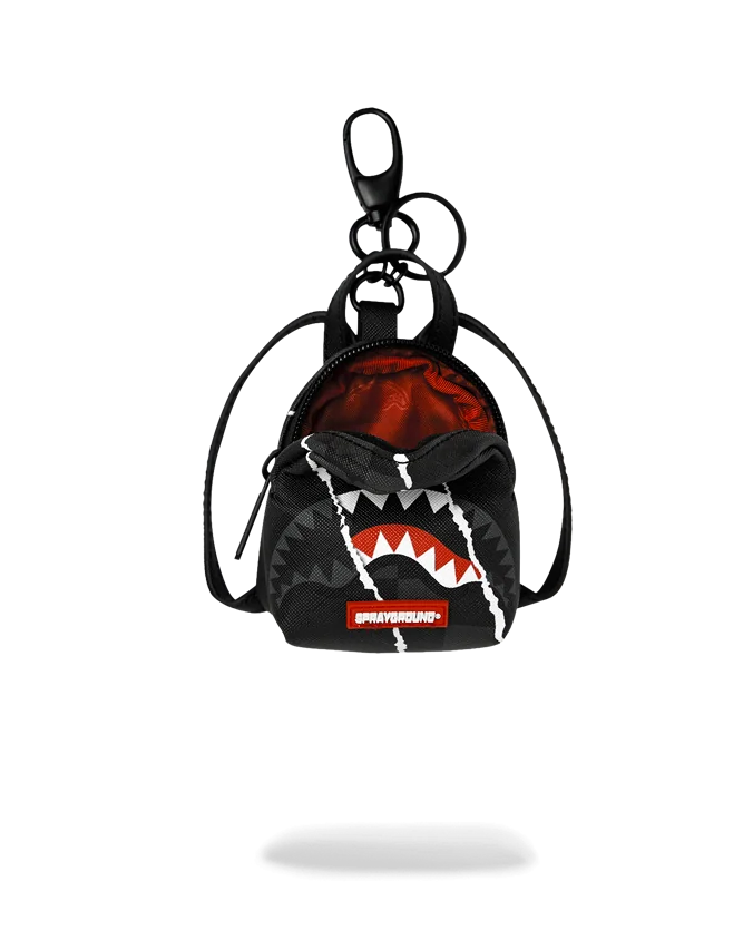 Sprayground Shark Slash Backpack Keychain inside