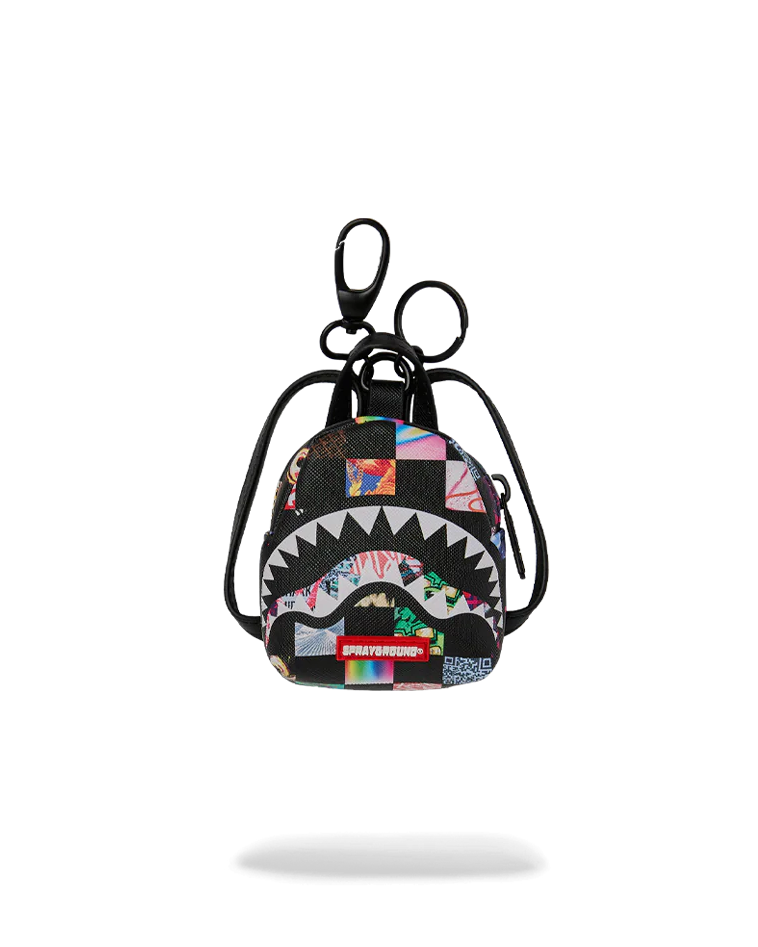 Sprayground Sharkverse Universe Backpack Keychain FRONT