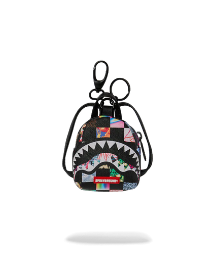 Sprayground Sharkverse Universe Backpack Keychain FRONT