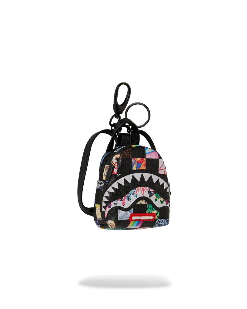 Sprayground Sharkverse Universe Backpack Keychain side