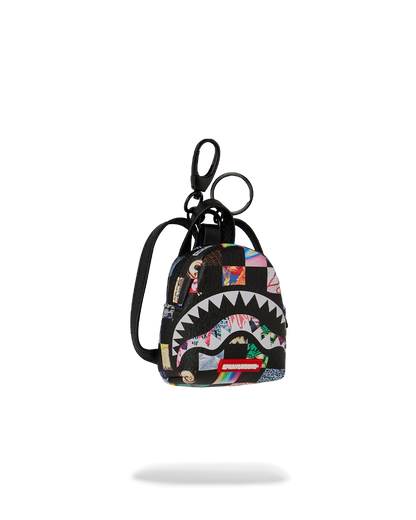 Sprayground Sharkverse Universe Backpack Keychain side