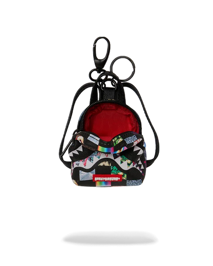 Sprayground Sharkverse Universe Backpack Keychain inside