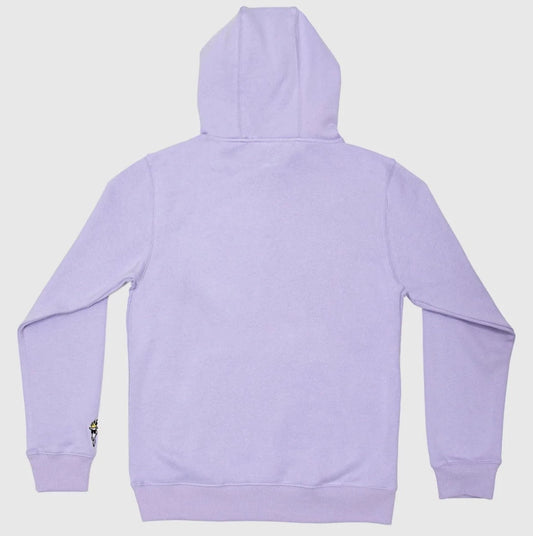 lavender goat hoodie back 