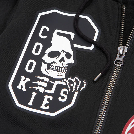 Cookies Livewire Full Zip Hoodie close up view