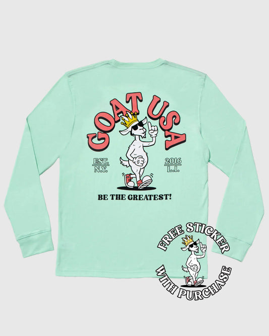 Goat USA Number One Long Sleeve Tee back view