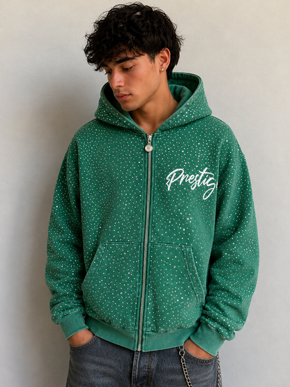 Prestige Diamond Zip Hoodie