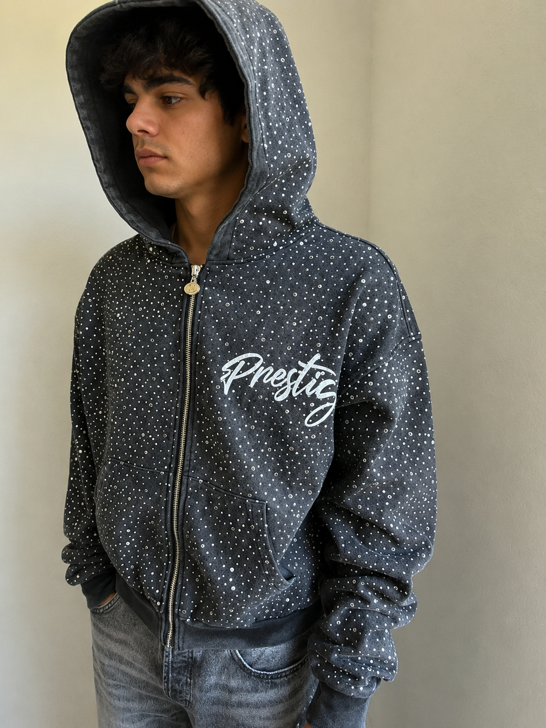 Prestige Diamond Zip Hoodie