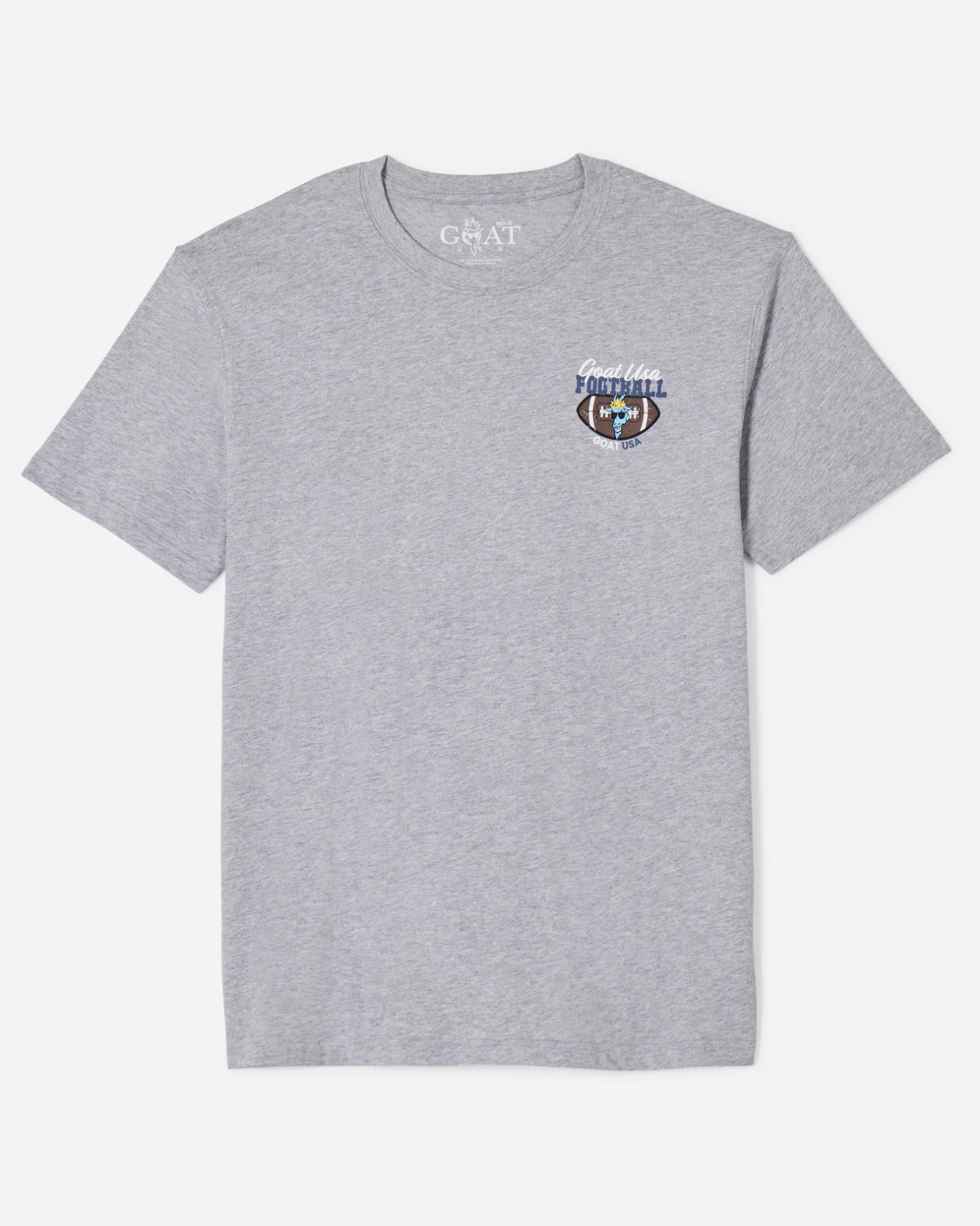 Goat USA Game Time Football Tee front view