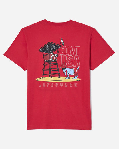 Goat USA Lifeguard Tee BACK VIEW