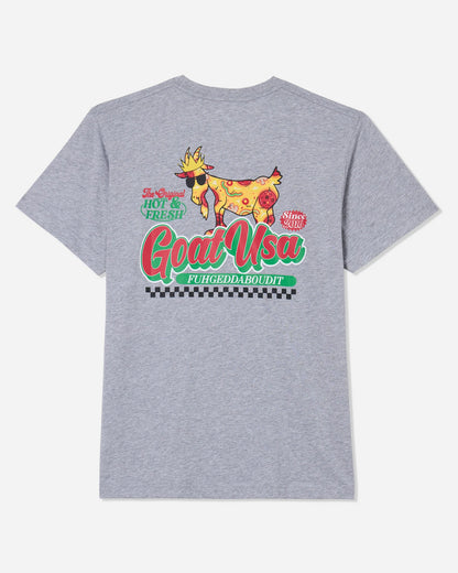 Goat USA Pizza Tee back view