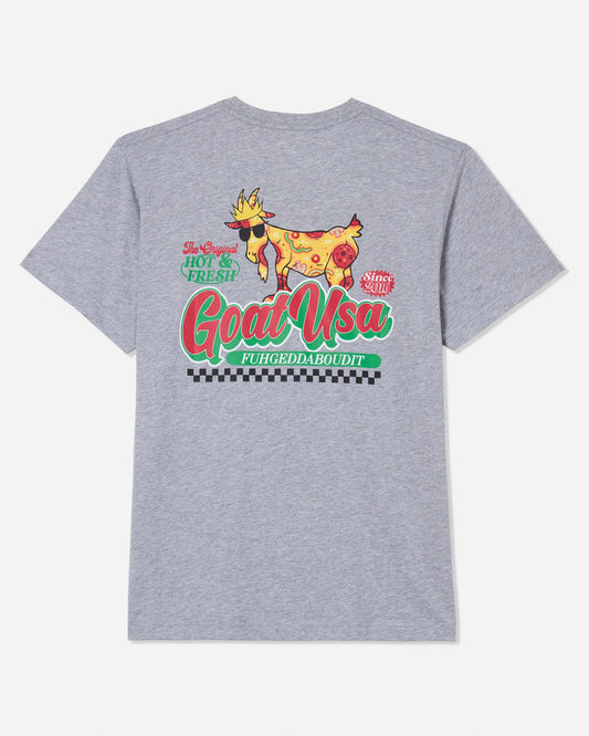 Goat USA Pizza Tee back view
