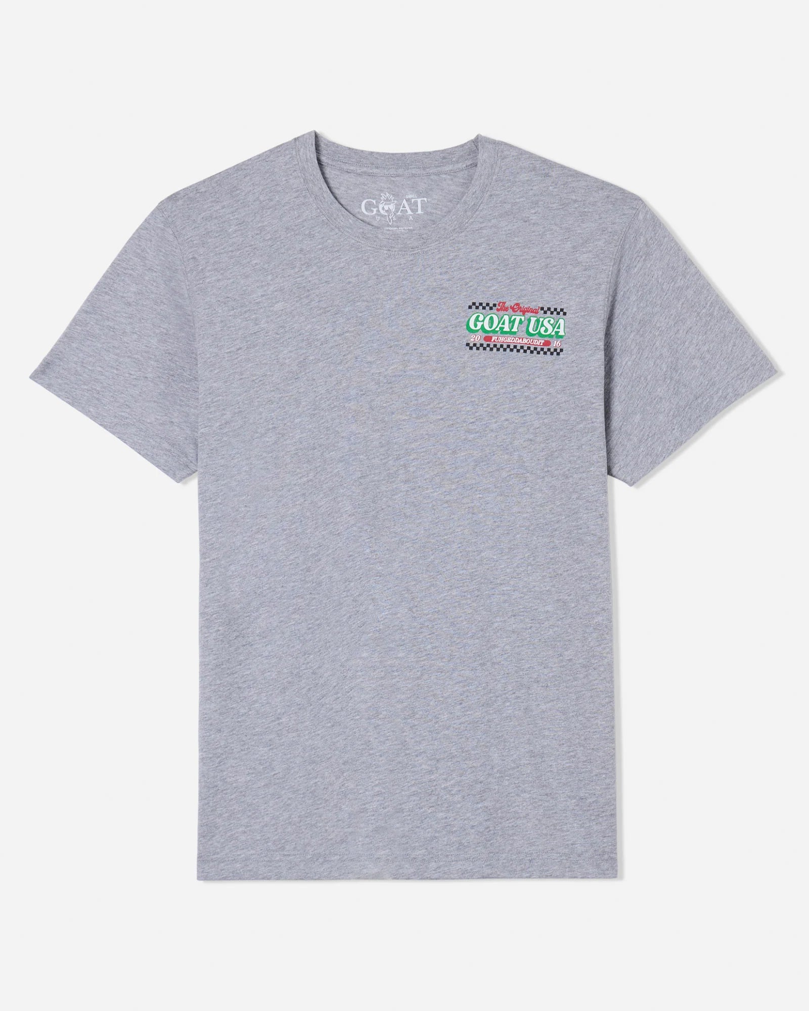 Goat USA Pizza Tee back view front view