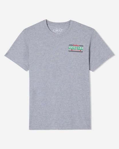 Goat USA Pizza Tee back view front view