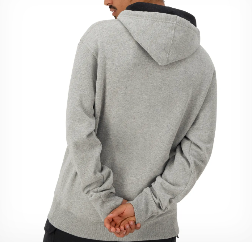 Men's Tonal Script Hoodie back view